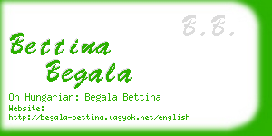 bettina begala business card